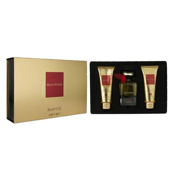 Bella Rouge Giftset 3 pcs - 100 ml EDP + Bodylotion 100 ml + Showergel 100 ml